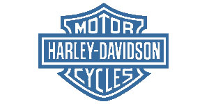 logo bleu harley davidson