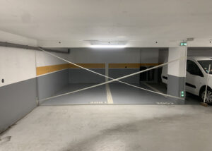 peinture de places de parking souterrain
